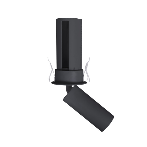 Oprawa wpuszczana HALO czarny LED 6W biały ciepły 500lm IP20 Maxlight 1049435