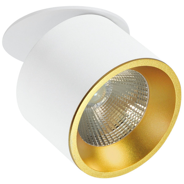 Oprawa wpuszczana HARON biało-złota LED 20W 3000K 1500lm IP20 Polux 916258