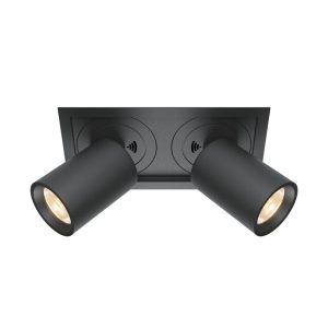 Oprawa wpuszczana Hidden czarna LED 20W 3000K 1400lm IP20 Maytoni 916079