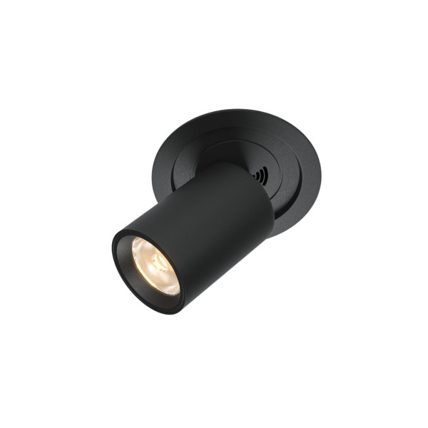 Oprawa wpuszczana Hidden okrągła czarna LED 10W 3000K 760lm IP20 Maytoni 916419