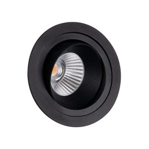 Oprawa wpuszczana HIDEN czarny LED 10W biały ciepły 900lm IP32 Maxlight 1050958
