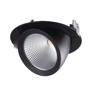 Oprawa wpuszczana HIMA okrągła czarna LED 23W 4000K 2510lm IP20 Kanlux 916235