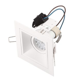 Oprawa wpuszczana HIT biały 1xGU10x10W wym:8,5×11,5×11,5cm IP20 Maxlight 1049517