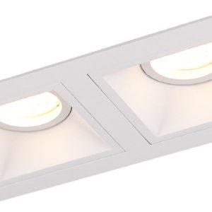 Oprawa wpuszczana HIT biały 2xGU10x10W wym:8,5×21,5×11,5cm IP20 Maxlight 1049497