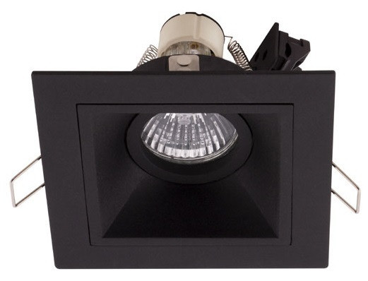 Oprawa wpuszczana HIT czarny 1xGU10x10W wym:8,5x11,5x11,5cm IP20 Maxlight 1049448