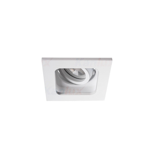 Oprawa wpuszczana kwadratowa biała 10cm REUL 1xGX5.3x10W IP20 Kanlux 917928