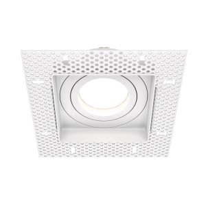 Oprawa wpuszczana kwadratowa biała 13cm ATOM 1xGU10x50W IP20 Maytoni 916290 Oprawa wpuszczana kwadratowa biała 13cm ATOM 1xGU10x50W IP20 Maytoni 916290