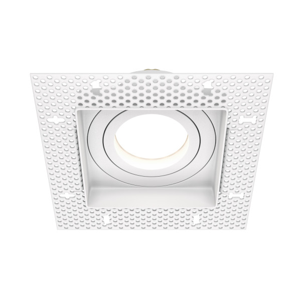 Oprawa wpuszczana kwadratowa biała 13cm ATOM 1xGU10x50W IP20 Maytoni 916290