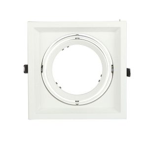 Oprawa wpuszczana kwadratowa biała 17,4cm 1xG53x15W IP20 V-TAC 917745 Oprawa wpuszczana kwadratowa biała 17,4cm 1xG53x15W IP20 V-TAC 917745