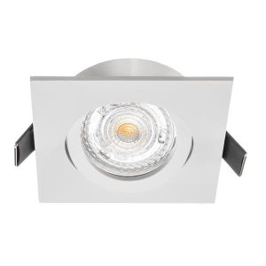 Oprawa wpuszczana kwadratowa biała 8,3cm 1xGU10x40W IP20 Eko-Light 1050968 Oprawa wpuszczana kwadratowa biała 8,3cm 1xGU10x40W IP20 Eko-Light 1050968