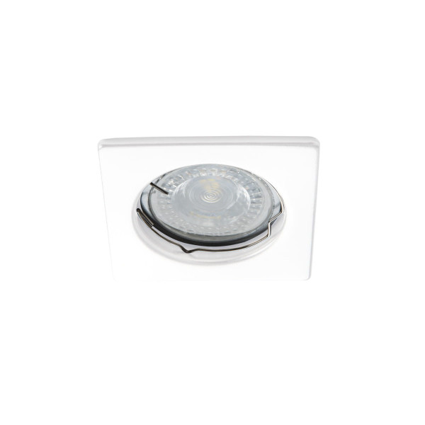 Oprawa wpuszczana kwadratowa biała 8cm ALOR 1xGU10x35W IP20 Kanlux 915682