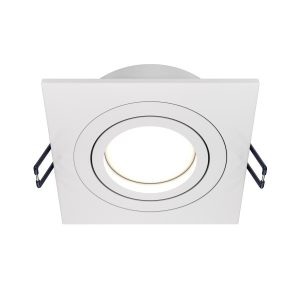 Oprawa wpuszczana kwadratowa biała 9,2cm ATOM 1xGU10x50W IP20 Maytoni 916342 Oprawa wpuszczana kwadratowa biała 9,2cm ATOM 1xGU10x50W IP20 Maytoni 916342