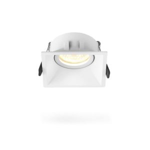 Oprawa wpuszczana kwadratowa biała 9,2cm Spotlight 1xGU10x30W IP20 Videx 917841 Oprawa wpuszczana kwadratowa biała 9,2cm Spotlight 1xGU10x30W IP20 Videx 917841