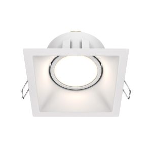 Oprawa wpuszczana kwadratowa biała 9cm DOT 1xGU10x50W IP20 Maytoni 916047 Oprawa wpuszczana kwadratowa biała 9cm DOT 1xGU10x50W IP20 Maytoni 916047