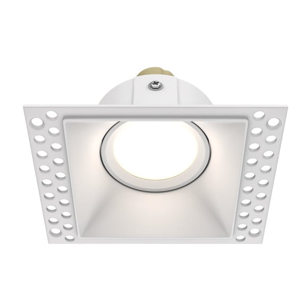 Oprawa wpuszczana kwadratowa biała 9cm DOT 1xGU10x50W IP20 Maytoni 916012