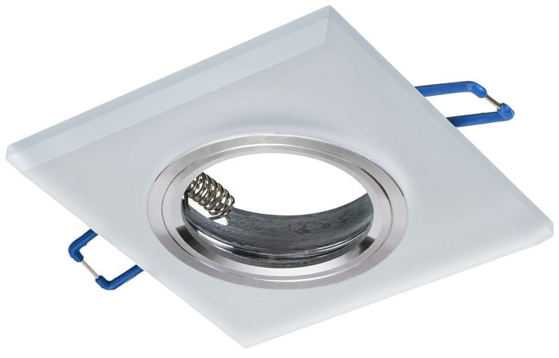 Oprawa wpuszczana kwadratowa biała 9cm KWADRATOWA 1xGU10x40W IP20 Eko-Light 1050991