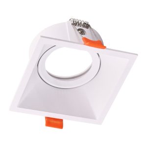 Oprawa wpuszczana kwadratowa biała 9cm MLOS 1xGU10x15W IP20 Milagro 917908 Oprawa wpuszczana kwadratowa biała 9cm MLOS 1xGU10x15W IP20 Milagro 917908