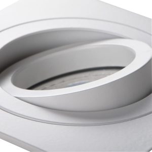 Oprawa wpuszczana kwadratowa biała 9cm SEIDY 1xGX5.3x50W IP20 Kanlux 1049592 Oprawa wpuszczana kwadratowa biała 9cm SEIDY 1xGX5.3x50W IP20 Kanlux 1049592
