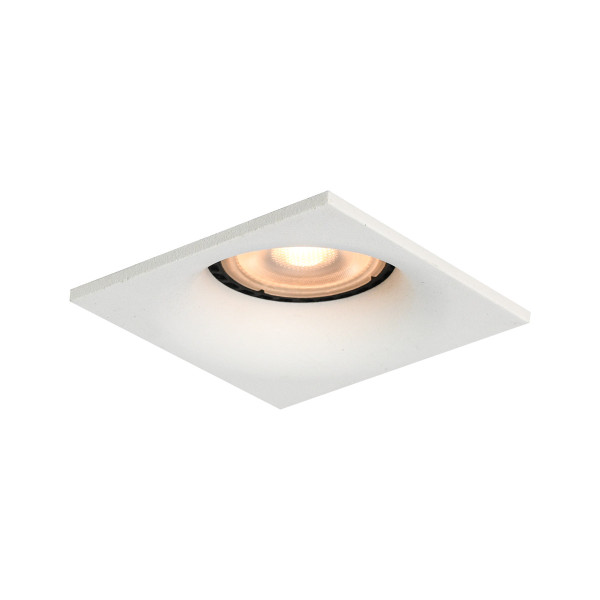 Oprawa wpuszczana kwadratowa biała matowa ARANTA 1xGU10x10W IP20 Italux 916150