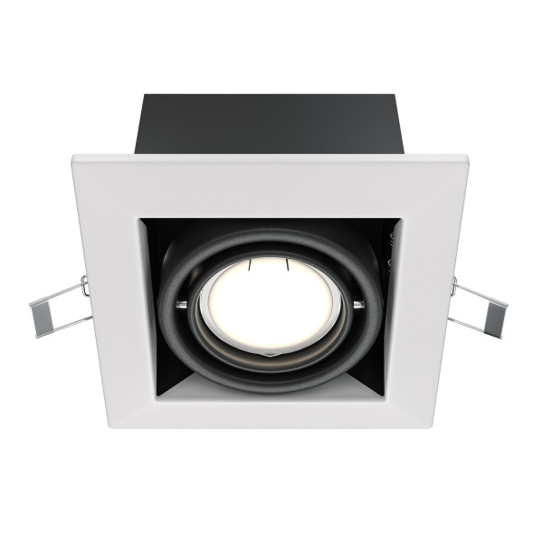 Oprawa wpuszczana kwadratowa biała METAL MODERN 1xGU10x50W IP20 Maytoni 918000