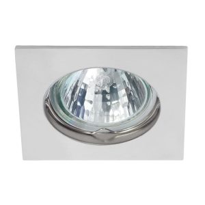 Oprawa wpuszczana kwadratowa chromowana 8cm NAVI 1xGX5.3x50W IP20 Kanlux 916169 Oprawa wpuszczana kwadratowa chromowana 8cm NAVI 1xGX5.3x50W IP20 Kanlux 916169