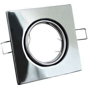 Oprawa wpuszczana kwadratowa chromowana 9cm OPIN 1xMR16x8W IP20 Polux 916763 Oprawa wpuszczana kwadratowa chromowana 9cm OPIN 1xMR16x8W IP20 Polux 916763