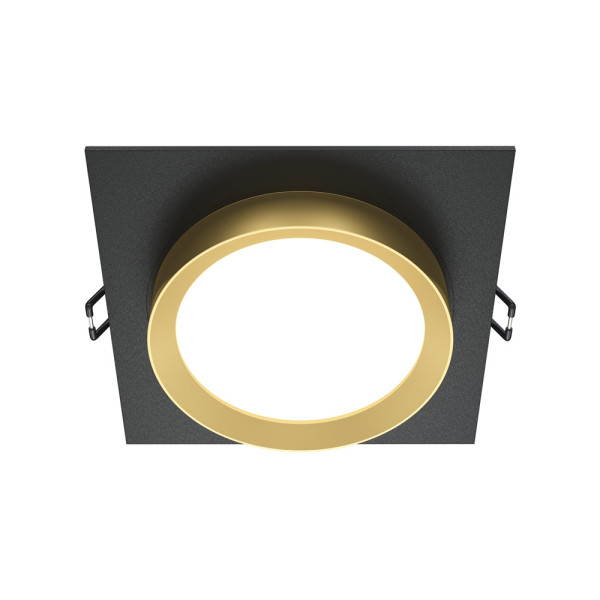 Oprawa wpuszczana kwadratowa czarna 11cm HOOP 1xGX53x15W IP20 Maytoni 916756
