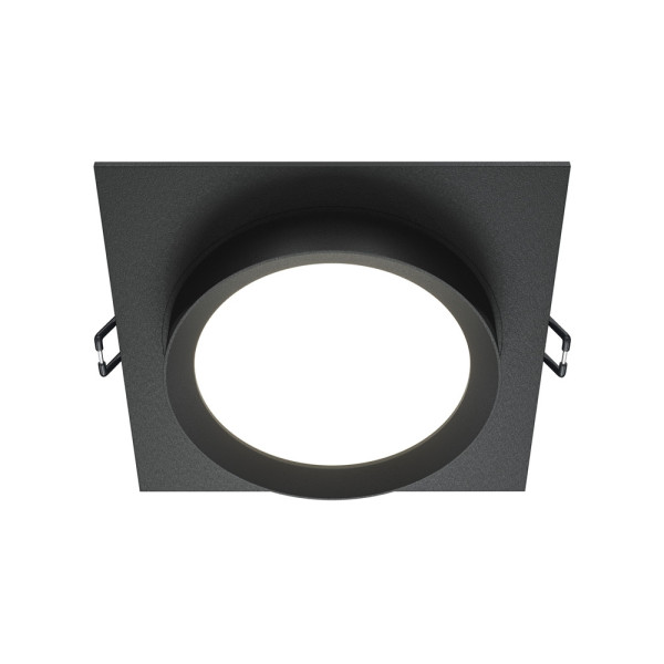 Oprawa wpuszczana kwadratowa czarna 11cm HOOP 1xGX53x15W IP20 Maytoni 916745