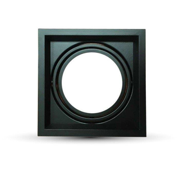Oprawa wpuszczana kwadratowa czarna 17,4cm 1xG53x15W IP20 V-TAC 1049547