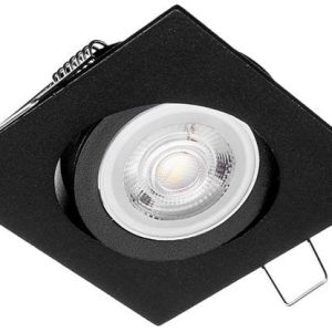 Oprawa wpuszczana kwadratowa czarna 8,3cm 1xGU10x40W IP20 Eko-Light 1050962 Oprawa wpuszczana kwadratowa czarna 8,3cm 1xGU10x40W IP20 Eko-Light 1050962