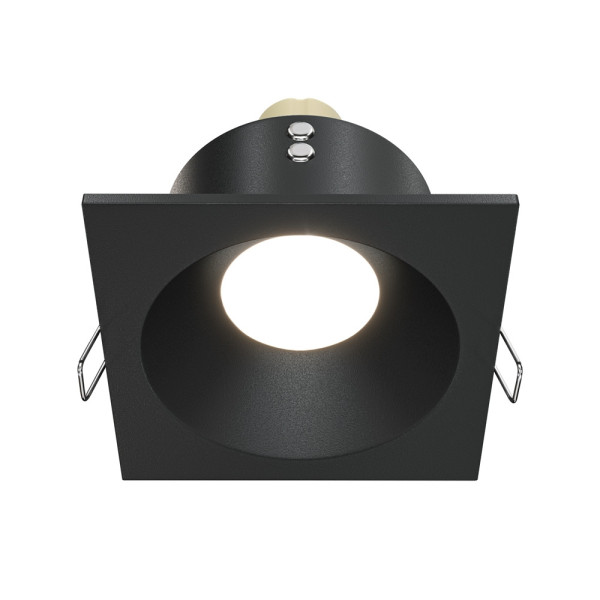 Oprawa wpuszczana kwadratowa czarna 8,5cm ZOOM 1xGU10x50W IP65 Maytoni 916434