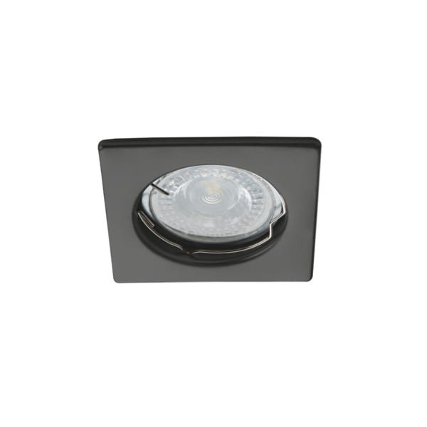 Oprawa wpuszczana kwadratowa czarna 8cm ALOR 1xGU10x35W IP20 Kanlux 1049405