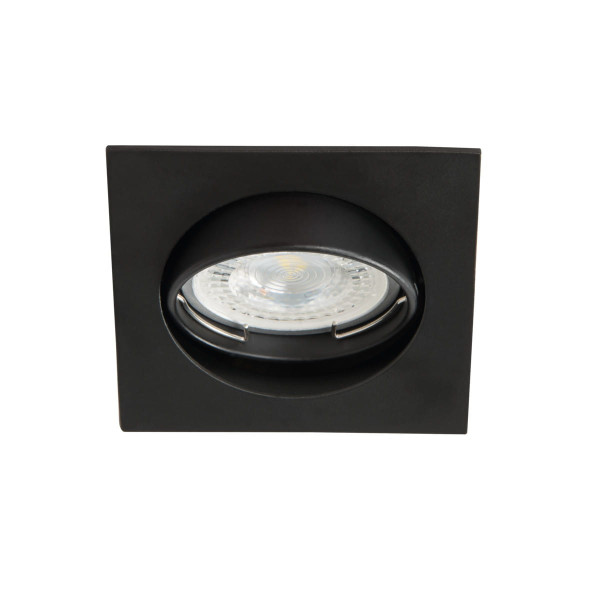 Oprawa wpuszczana kwadratowa czarna 8cm NAVI 1xGX5.3x50W IP20 Kanlux 916177