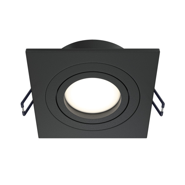 Oprawa wpuszczana kwadratowa czarna 9,2cm ATOM 1xGU10x50W IP20 Maytoni 916112