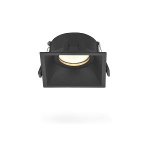 Oprawa wpuszczana kwadratowa czarna 9,2cm Spotlight 1xGU10x30W IP20 Videx 917845 Oprawa wpuszczana kwadratowa czarna 9,2cm Spotlight 1xGU10x30W IP20 Videx 917845