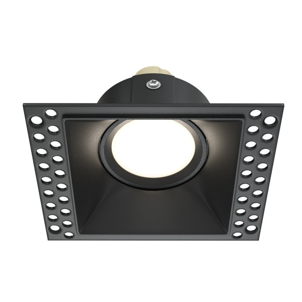 Oprawa wpuszczana kwadratowa czarna 9cm DOT 1xGU10x50W IP20 Maytoni 916152