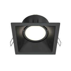 Oprawa wpuszczana kwadratowa czarna 9cm DOT 1xGU10x50W IP20 Maytoni 916083 Oprawa wpuszczana kwadratowa czarna 9cm DOT 1xGU10x50W IP20 Maytoni 916083