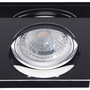 Oprawa wpuszczana kwadratowa czarna 9cm MORTA 1xGU10x20W IP20 Kanlux 1049447 Oprawa wpuszczana kwadratowa czarna 9cm MORTA 1xGU10x20W IP20 Kanlux 1049447