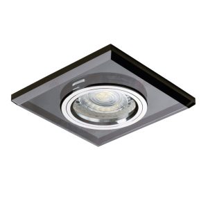 Oprawa wpuszczana kwadratowa czarna 9cm MORTA 1xGU10x50W IP20 Kanlux 917738 Oprawa wpuszczana kwadratowa czarna 9cm MORTA 1xGU10x50W IP20 Kanlux 917738