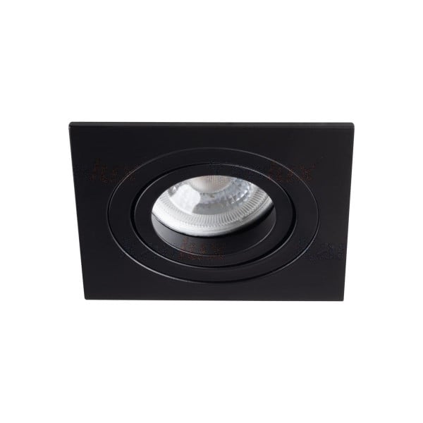 Oprawa wpuszczana kwadratowa czarna 9cm SEIDY 1xGX5.3x50W IP20 Kanlux 916255