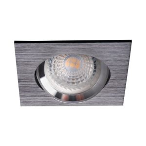 Oprawa wpuszczana kwadratowa czarna-chromowana GWEN 1xGX5.3x50W IP20 Kanlux 1050645