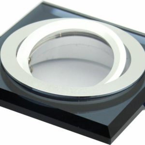 Oprawa wpuszczana kwadratowa czarna lustrzana 1xGU10x50W IP20 IdeaLED 917735 Oprawa wpuszczana kwadratowa czarna lustrzana 1xGU10x50W IP20 IdeaLED 917735