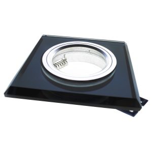 Oprawa wpuszczana kwadratowa czarna lustrzana 1xGU10x50W IP20 IdeaLED 1049498 Oprawa wpuszczana kwadratowa czarna lustrzana 1xGU10x50W IP20 IdeaLED 1049498