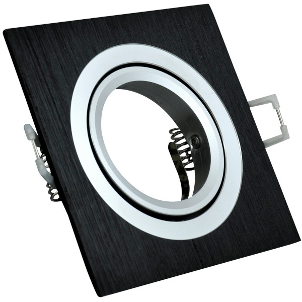 Oprawa wpuszczana kwadratowa czarna SOUTH 1xGU10x8W IP20 Polux 917751
