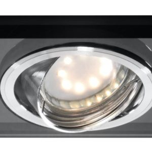 Oprawa wpuszczana kwadratowa czarna SSU 1xMR16x50W IP20 Candellux 915505