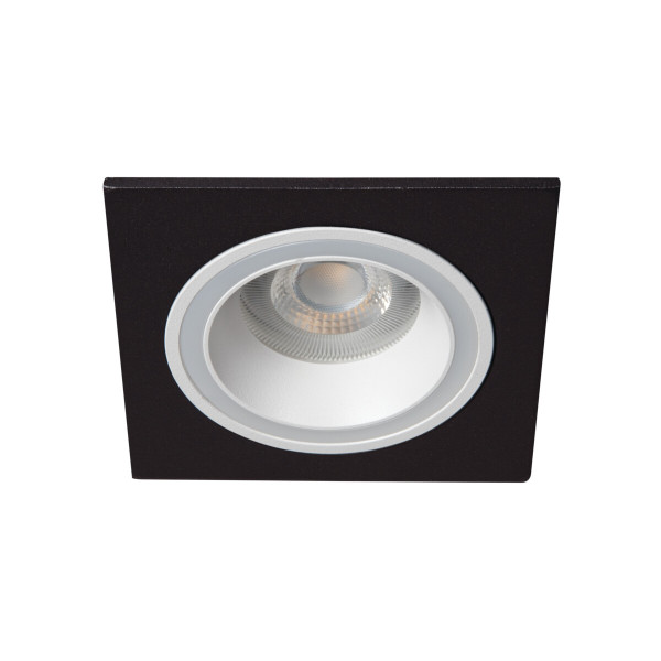 Oprawa wpuszczana kwadratowa czarno-biała FELINE 1xGU10x10W IP20 Kanlux 915705