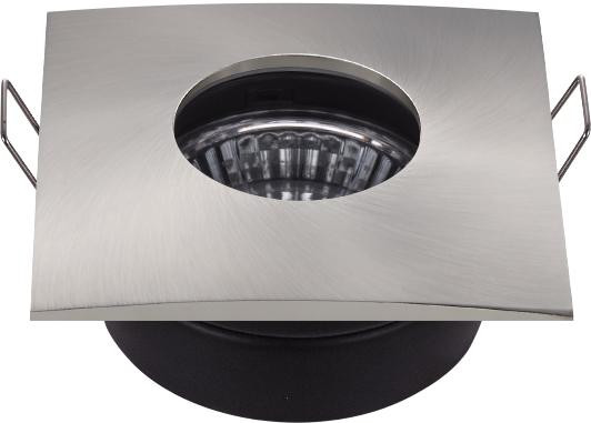 Oprawa wpuszczana kwadratowa satyna 8,4cm SH 1xMR16x50W IP20 Candellux 915488