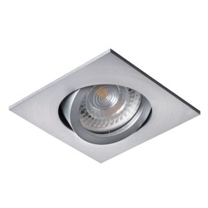 Oprawa wpuszczana kwadratowa srebrna 8cm EVIT 1xGX5.3x50W IP20 Kanlux 1050964