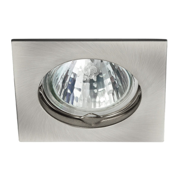 Oprawa wpuszczana kwadratowa srebrna 8cm NAVI 1xGX5.3x50W IP20 Kanlux 916227