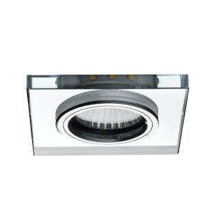Oprawa wpuszczana kwadratowa srebrna 9cm SOREN 2xGU10x20W IP20 Kanlux 916211 Oprawa wpuszczana kwadratowa srebrna 9cm SOREN 2xGU10x20W IP20 Kanlux 916211